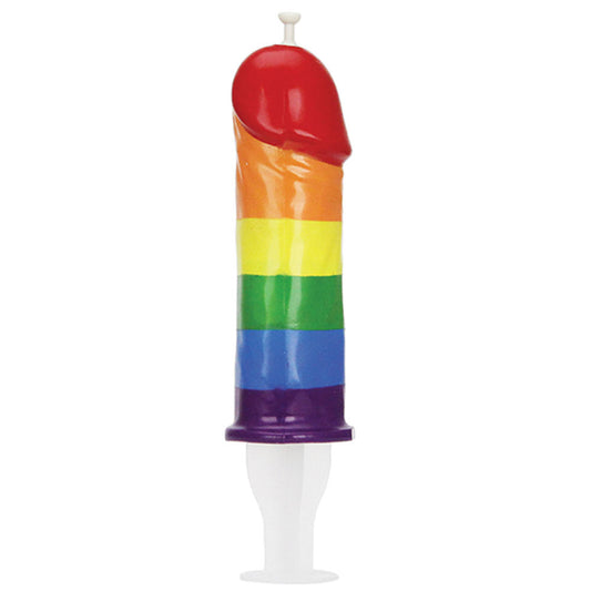 Pecker Shot Syringe - Rainbow