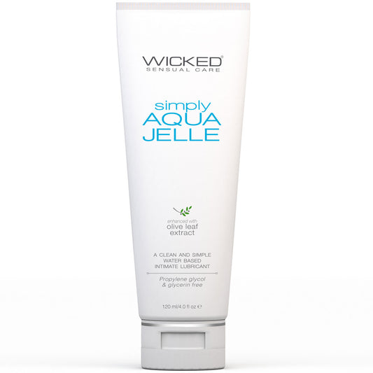 Wicked Simply Aqua Jelle Lubricant 4oz