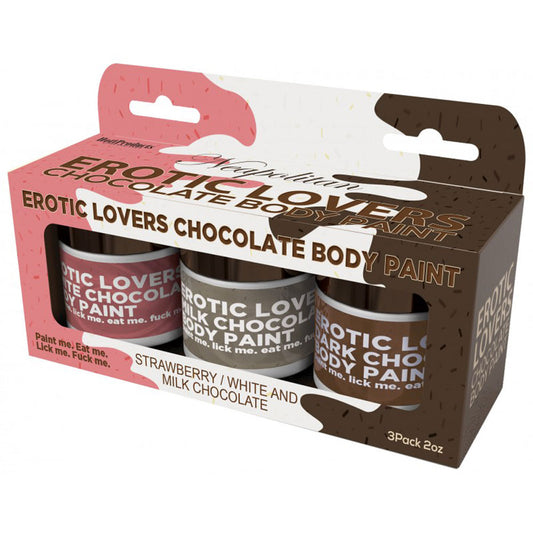 Erotic Lovers Chocolate & Strawberry Body Paints