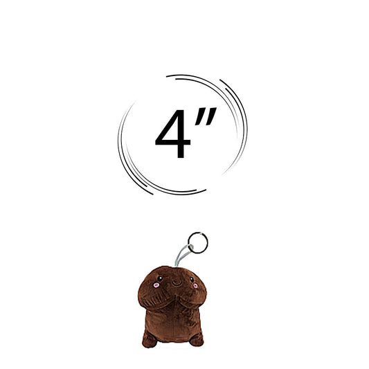 Penis Plushie Mini 4" - Brown
