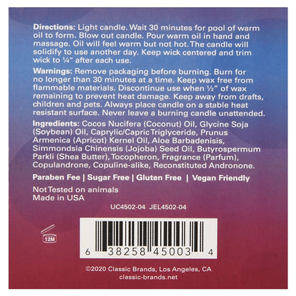 Pheromone Massage Candle Get Laid Passionfruit 4oz