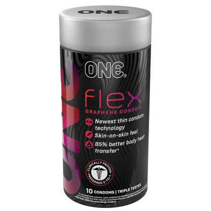 One Flex Latex & Graphene Ultra Thin Condoms 10pk