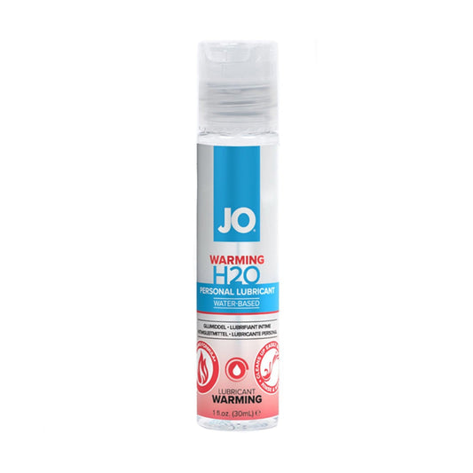 Jo H2O Warming Lube 1oz Condom Safe