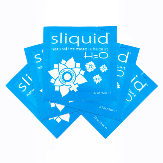 Sliquid Naturals H2O Water Based Lube Pillow Pack