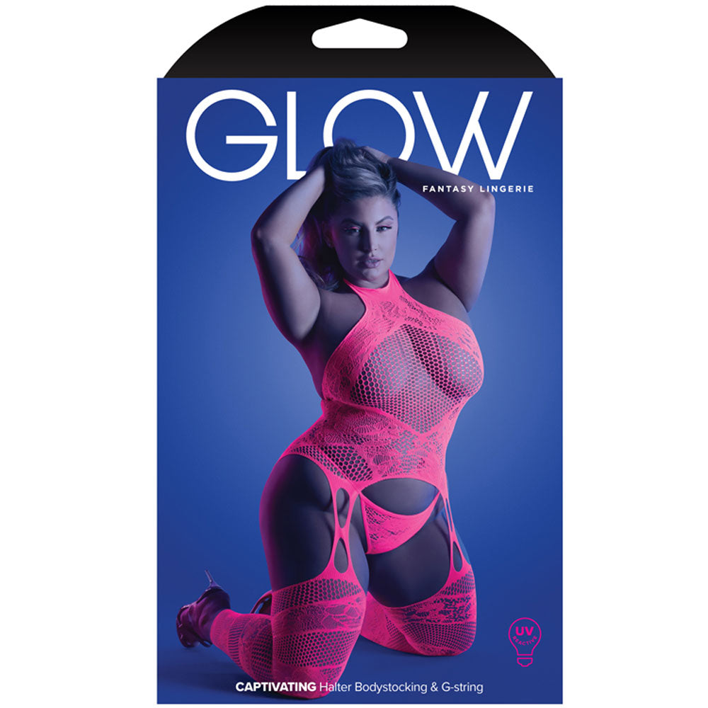 Glow - Captivating Suspender Bodystocking Queen