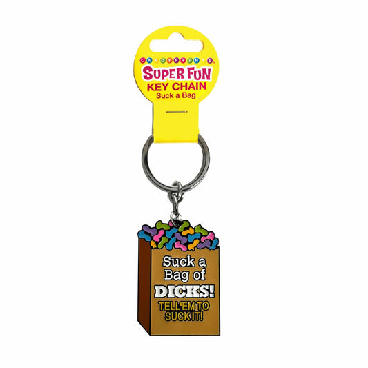Suck A Bag Of Dicks - Key Chain