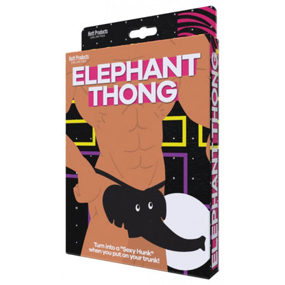 Elephant Thong Novelty Underwear Black