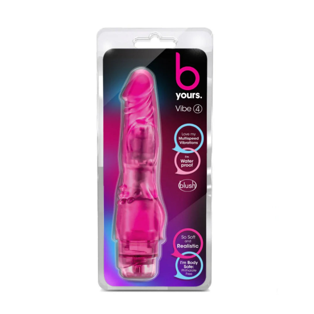 B Yours Realistic #4 Vibe - Transparent Pink