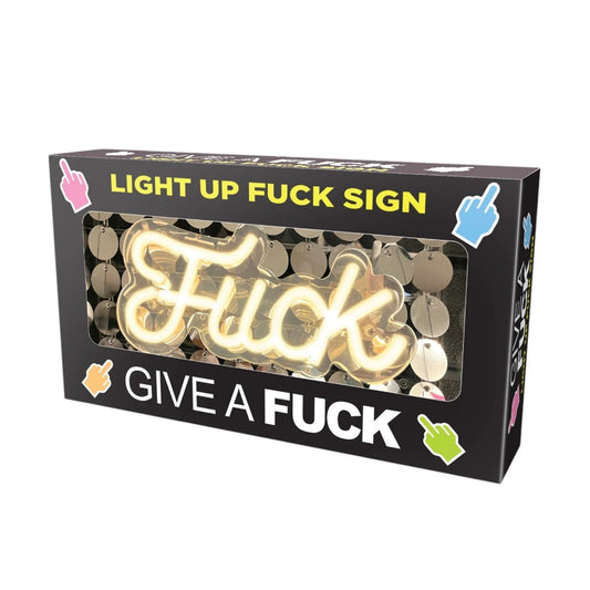 Neon Light Up Fuck Sign