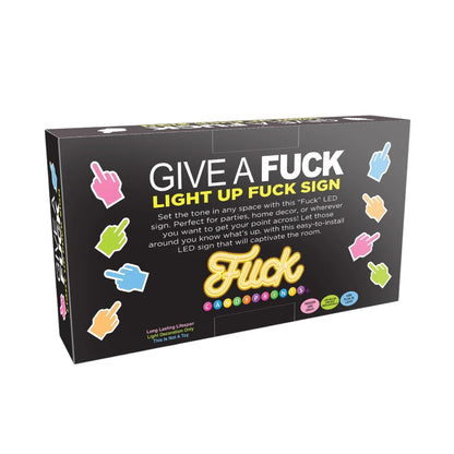 Neon Light Up Fuck Sign