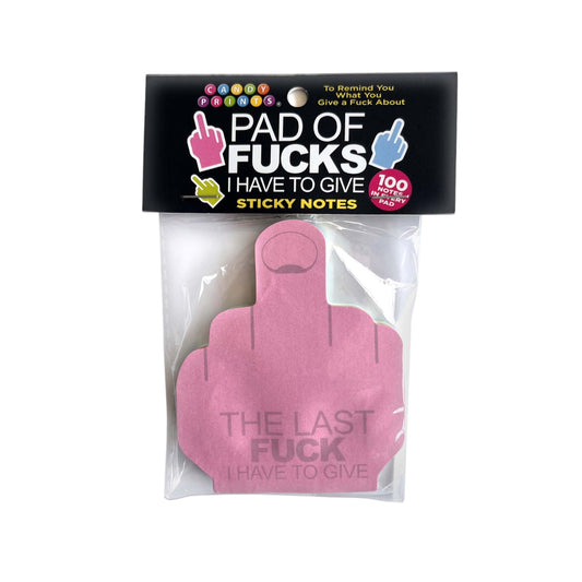 Pad Of Fucks I Have To Give Sticky Notes - 100 Sheets