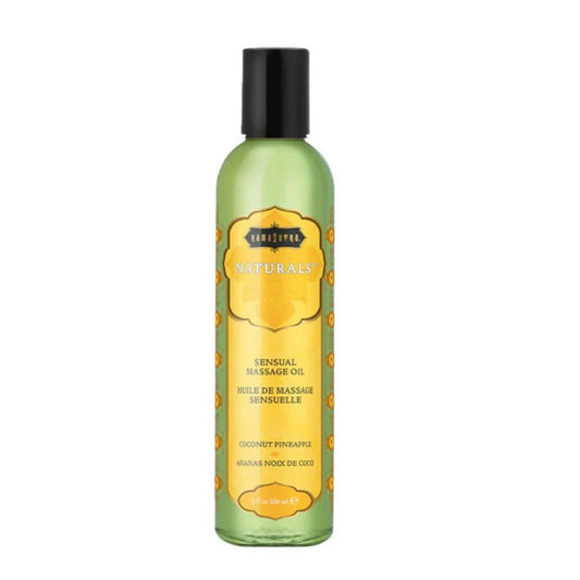 Kama Sutra Naturals Massage Oil Coconut Pineapple 8oz