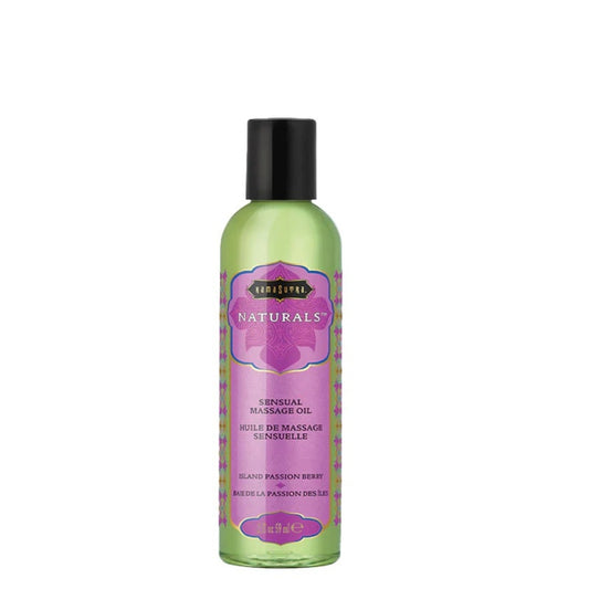 Kama Sutra Naturals Massage Oil Island Passion Berry 2oz