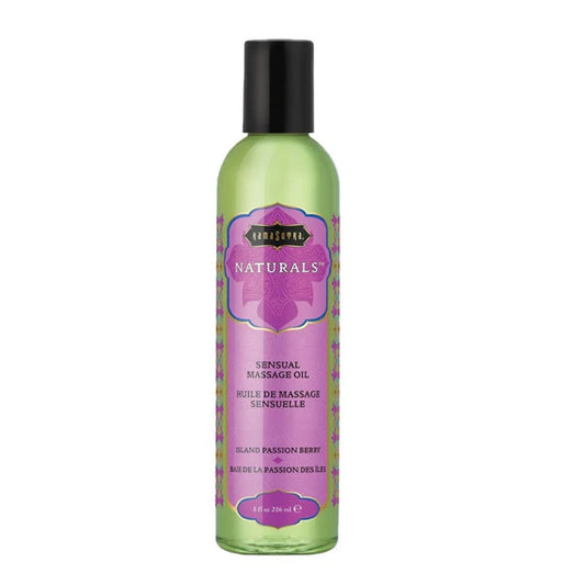 Kama Sutra Naturals Massage Oil Island Passion Berry 8oz