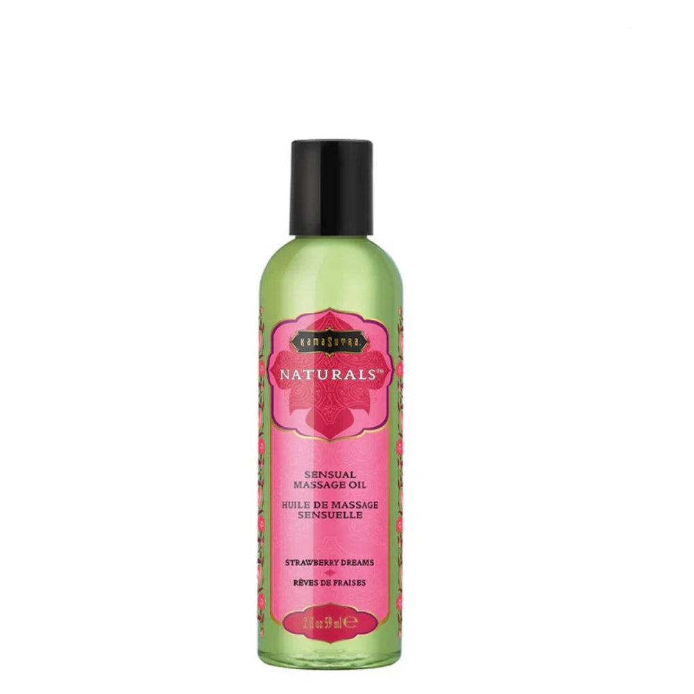 Kama Sutra Naturals Massage Oil Strawberry 2oz