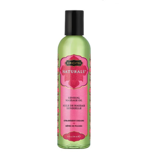 Kama Sutra Naturals Massage Oil Strawberry 8oz