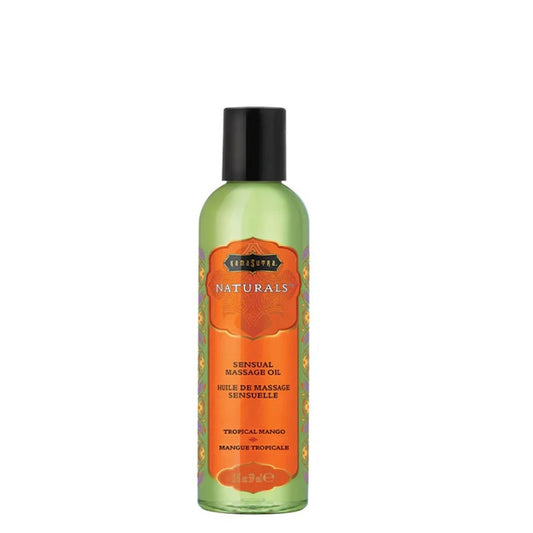 Kama Sutra Naturals Massage Oil Tropical Mango 2oz