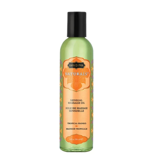 Kama Sutra Naturals Massage Oil Tropical Mango 8oz