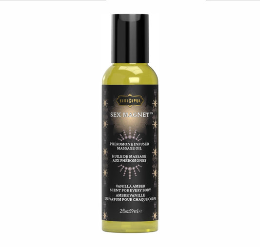 Kama Sutra Sex Magnet Pheromone Massage Oil Vanilla Amber 2oz