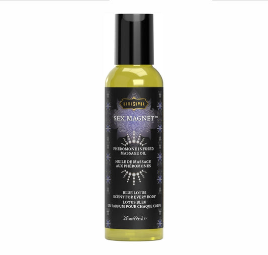 Kama Sutra Sex Magnet Pheromone Massage Oil Blue Lotus 2oz