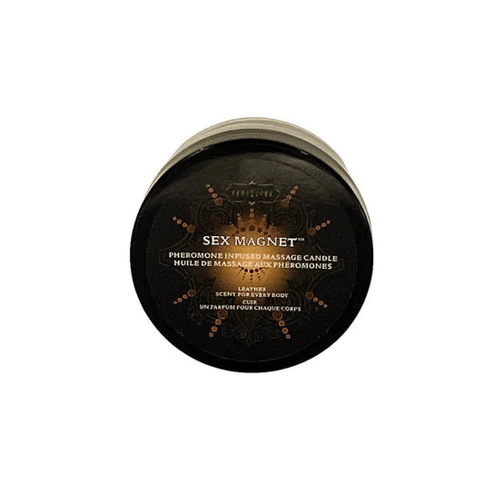 Kama Sutra Sex Magnet Pheromone Massage Candle Leather 1.7oz