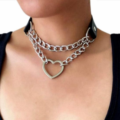 Gothic Leatherette Choker