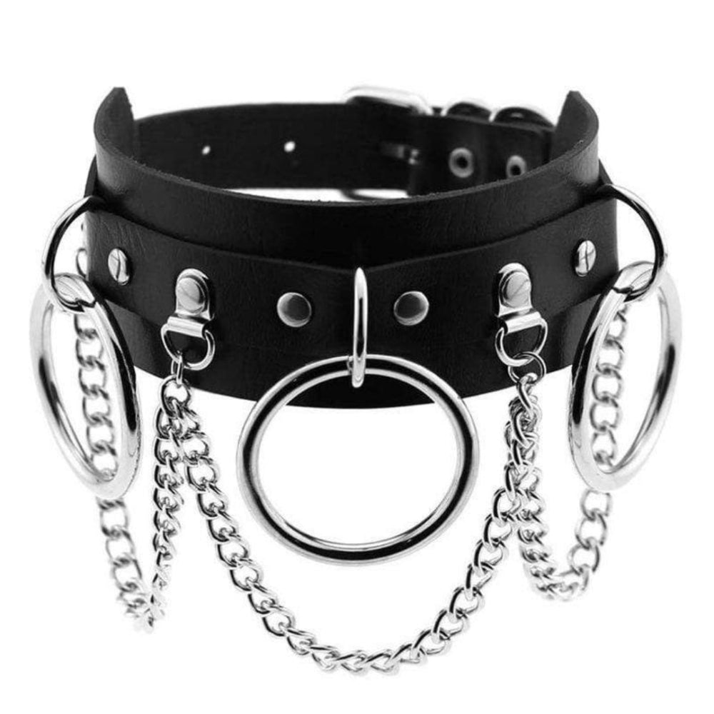 Gothic Leatherette Choker