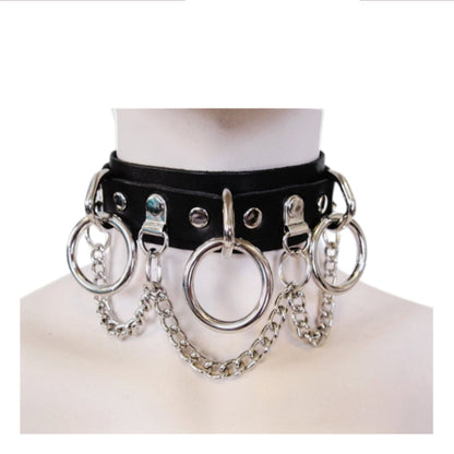 Gothic Leatherette Choker