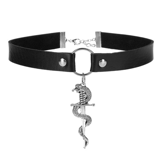 Punk Leatherette Choker