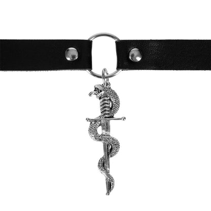 Punk Leatherette Choker