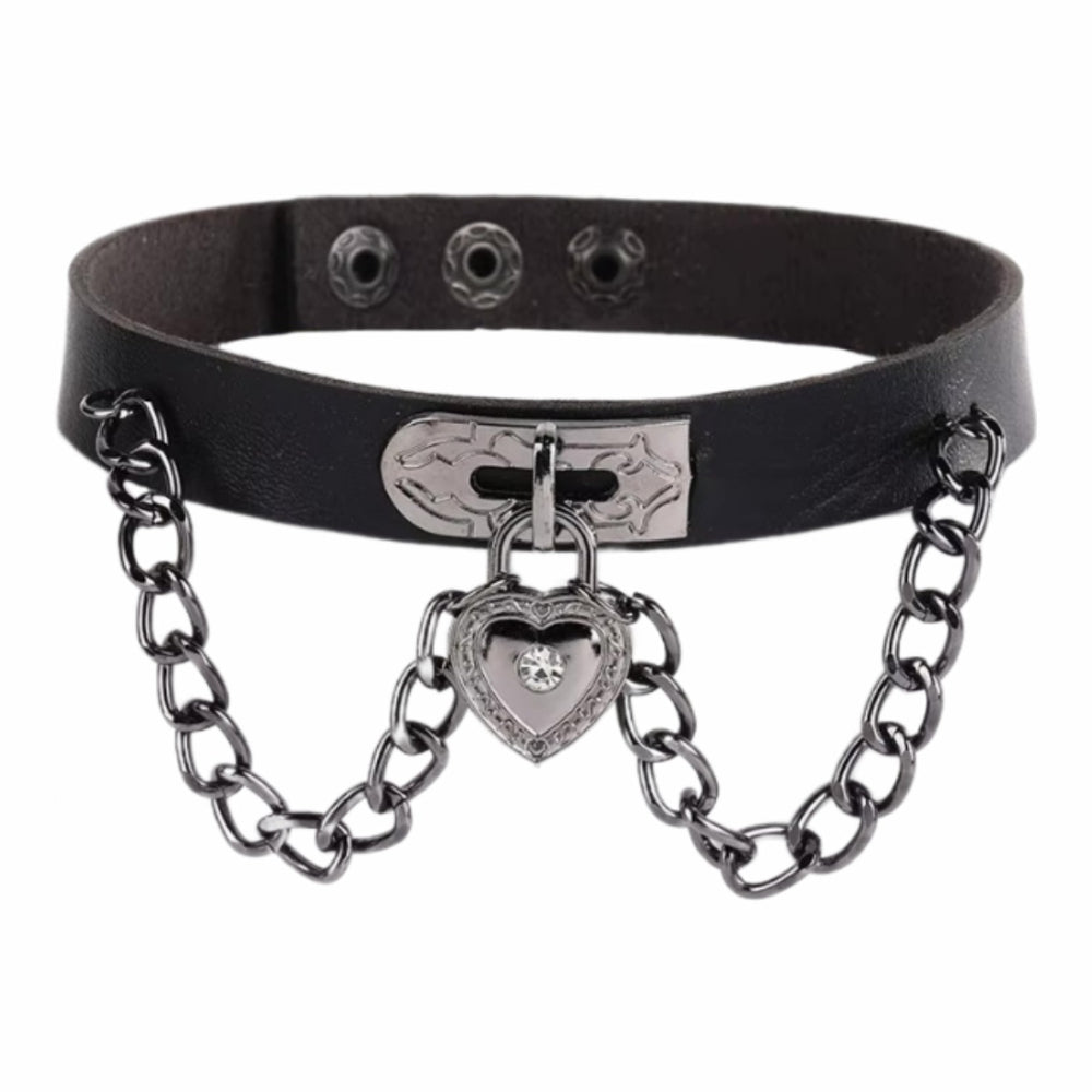 Punk Leatherette Choker