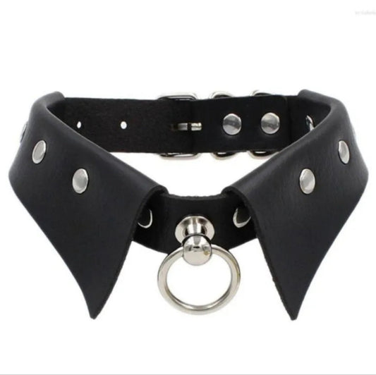 Gothic Fancy Collar Choker - Studded