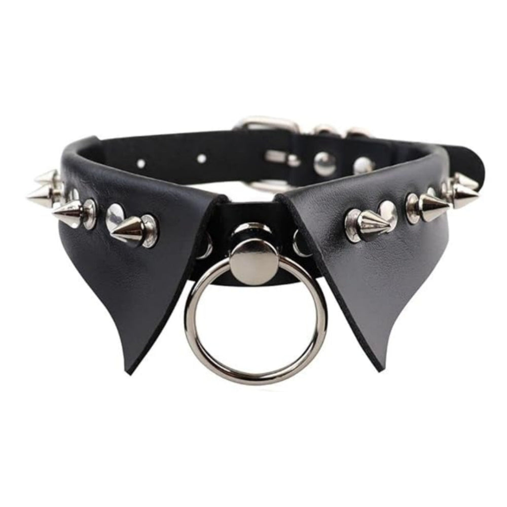 Gothic Fancy Collar Choker - Spiked
