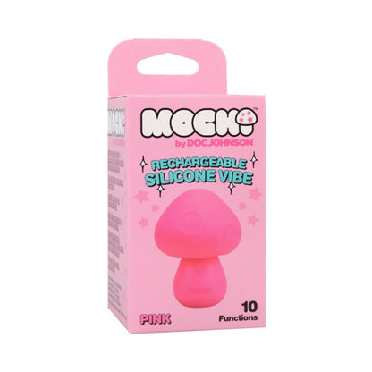 Mochi Rechargeable Silicone Mushroom Vibe - Pink
