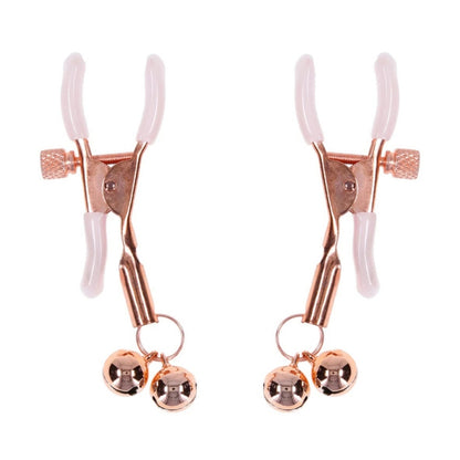 Sex & Mischief Peaches 'n Creame Bell Nipple Clamps