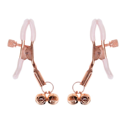 Sex & Mischief Peaches 'n Creame Bell Nipple Clamps