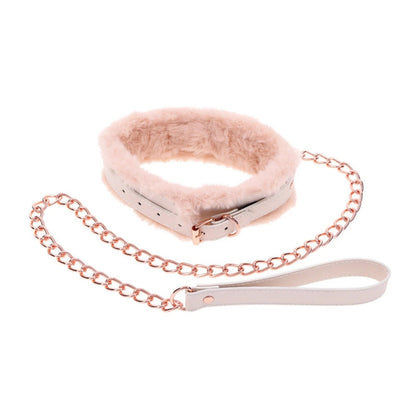 Sex & Mischief Peaches 'n Creame Fur Collar & Leash