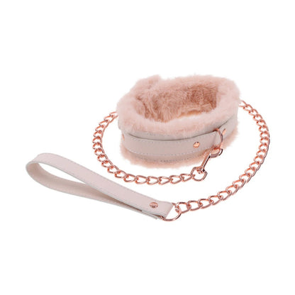 Sex & Mischief Peaches 'n Creame Fur Collar & Leash