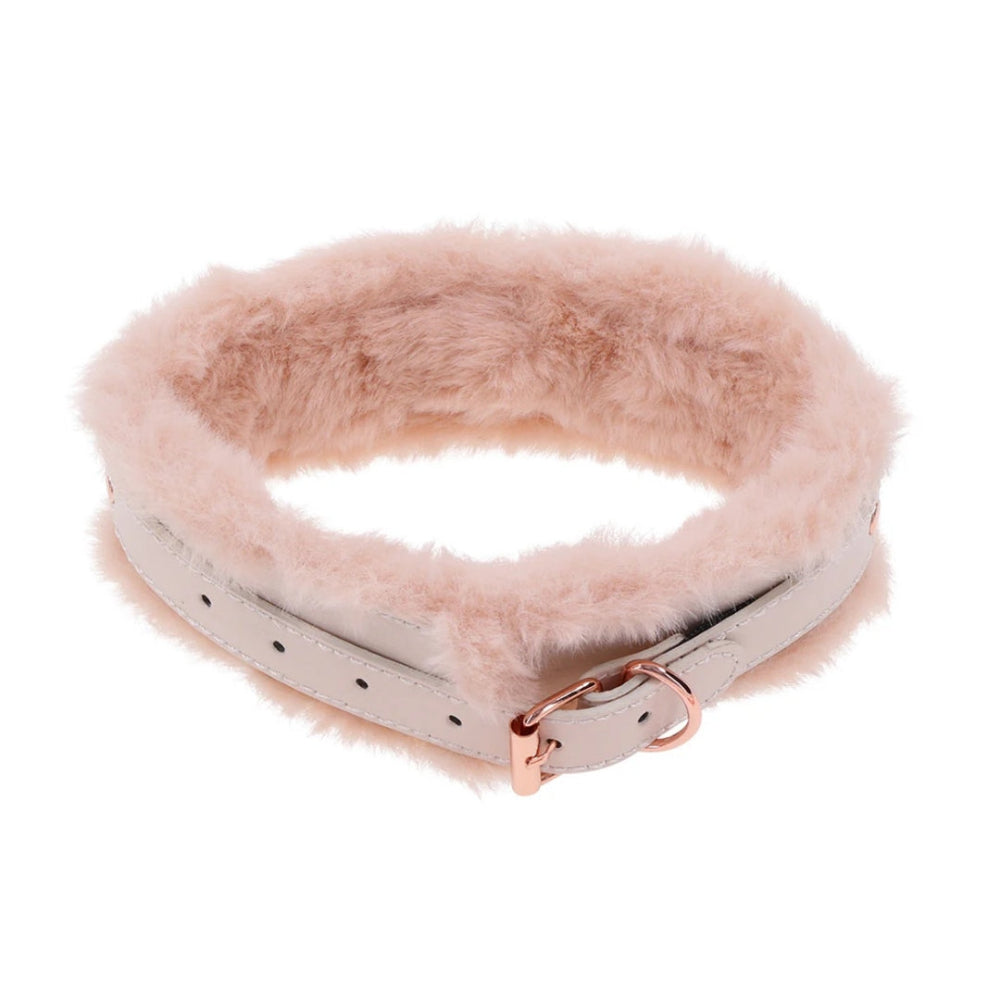 Sex & Mischief Peaches 'n Creame Fur Collar & Leash