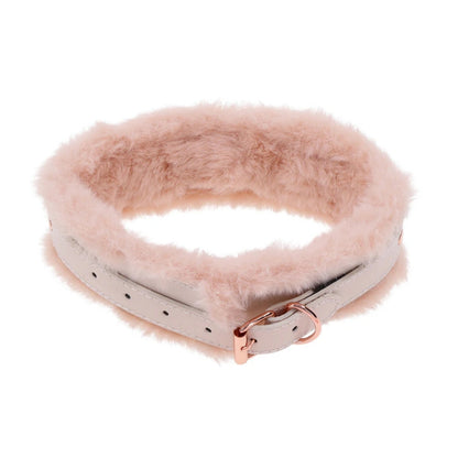 Sex & Mischief Peaches 'n Creame Fur Collar & Leash