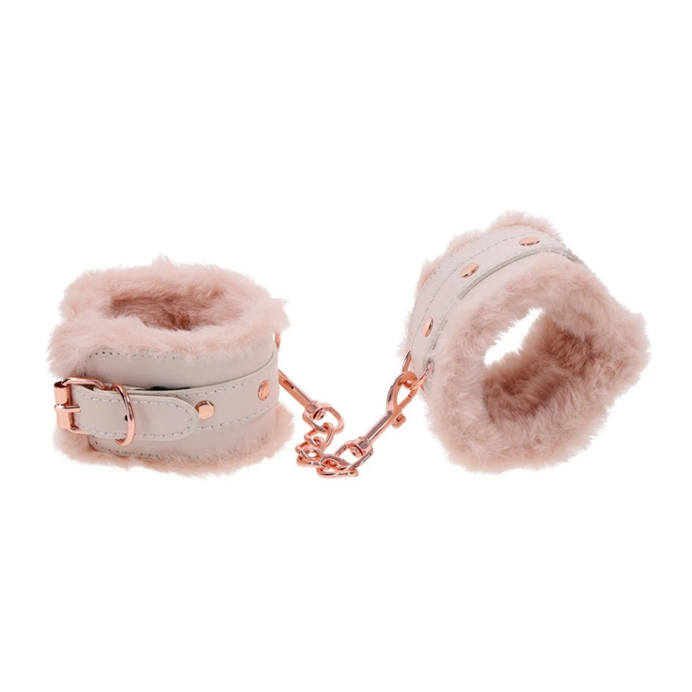 Sex & Mischief Peaches 'n Creame Fur Handcuffs