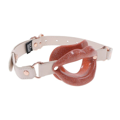 Sex & Mischief Peaches 'n Creame Silicone Lips Gag