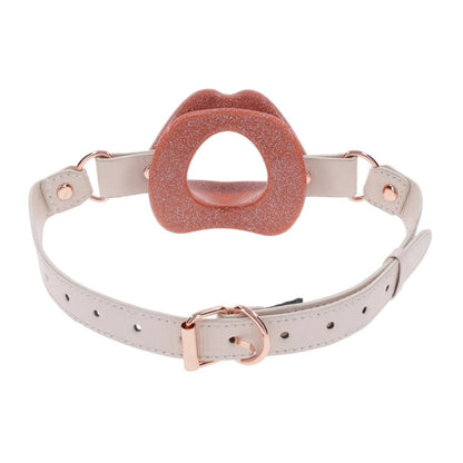 Sex & Mischief Peaches 'n Creame Silicone Lips Gag
