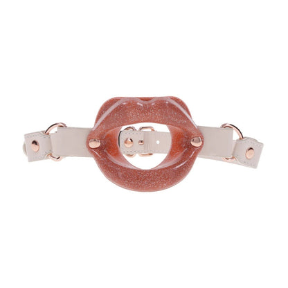 Sex & Mischief Peaches 'n Creame Silicone Lips Gag