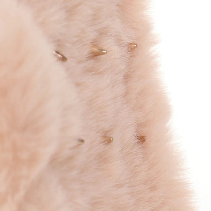 Sex & Mischief Peaches 'n Creame Spiked Sensory Fur Glove