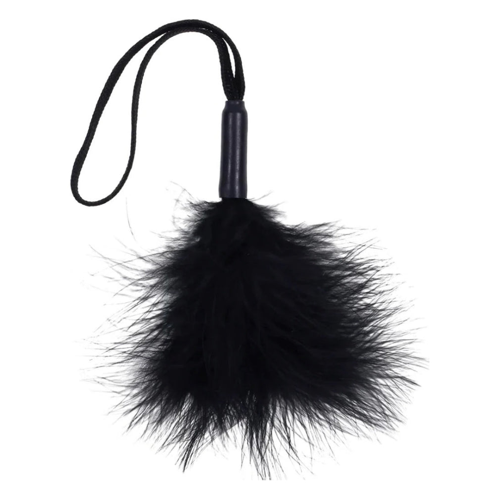 Sex & Mischief Peaches 'n Creame Feather Tickler Black