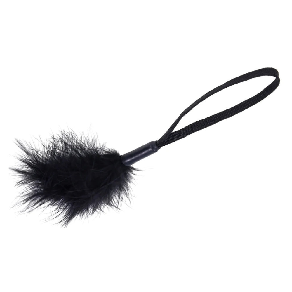 Sex & Mischief Peaches 'n Creame Feather Tickler Black