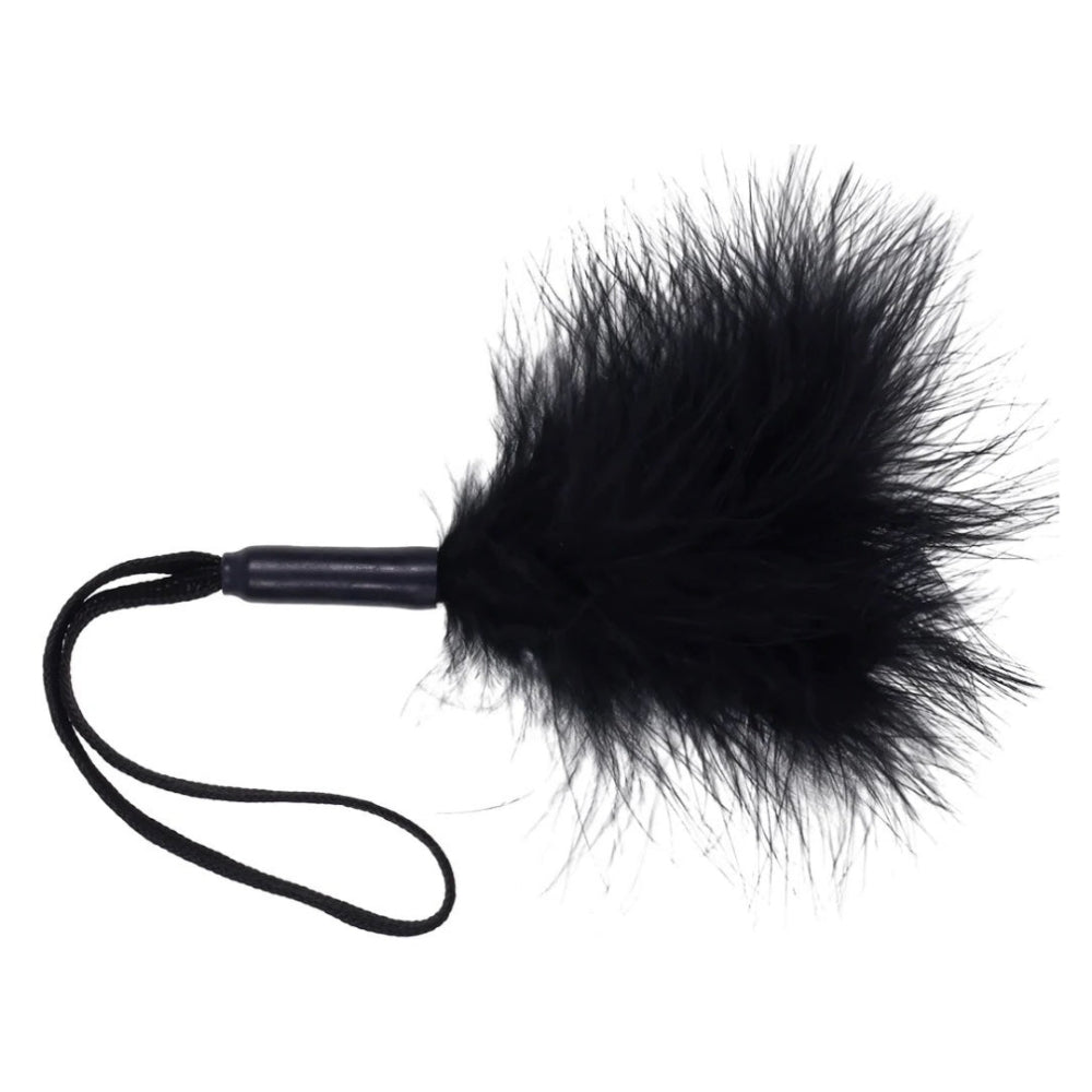 Sex & Mischief Peaches 'n Creame Feather Tickler Black