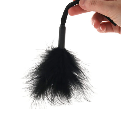 Sex & Mischief Peaches 'n Creame Feather Tickler Black