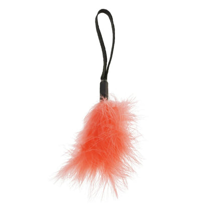 Sex & Mischief Peaches 'n Creame Feather Tickler Peach